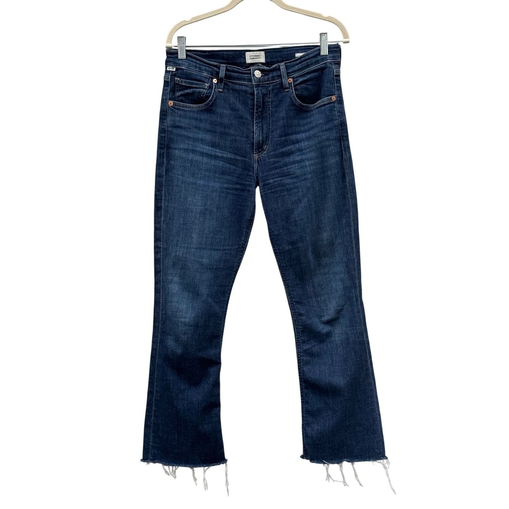 Citizens of Humanity Isola Cropped Jeans Women 28 Blue Excellent Premium Vintage